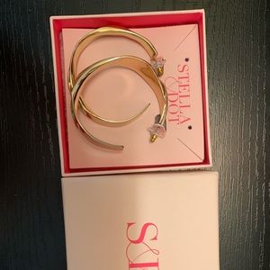 Stella Dot Twist Hoop Earrings